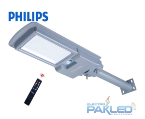 LUMINARIA LED ALUMB PUBLICO SOLAR 14W 6500K IP65 P/POSTE C/CONTROL BRC010 LED40/765 KIT G2 PHILIPS