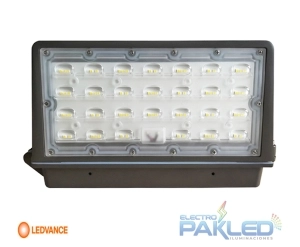 LUMINARIA LED REFLECTOR 28W 120-277V 4000K IP65 GRIS WALL PACK LEDVANCE