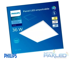 PANEL LED 36W 100-277V 4000K IP20 EMPOT 605X605MM RC048B PHILIPS