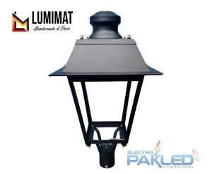 LUMINARIA ORNAMENTAL LED 50W-100W 3000K/6500K 220V MOD INKALED BASE DE 2" IP65 LUMIMAT